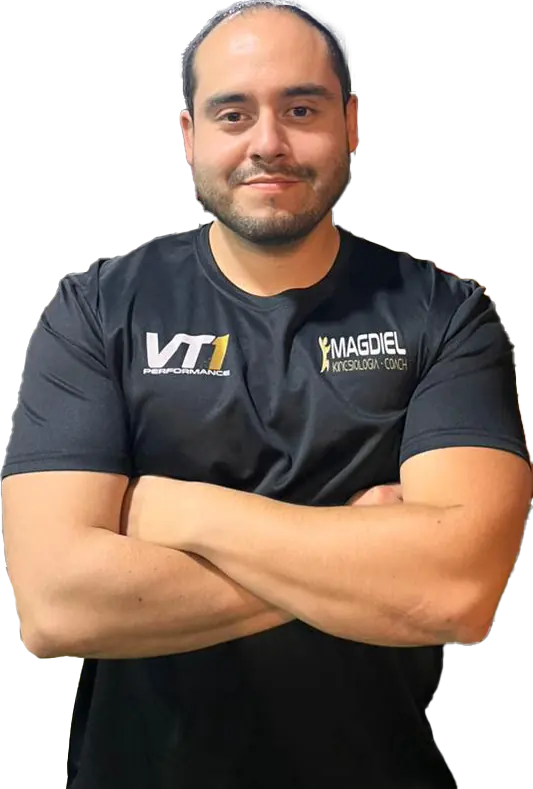Magdiel Oyarzún, kinesiólogo de VT1 Performance